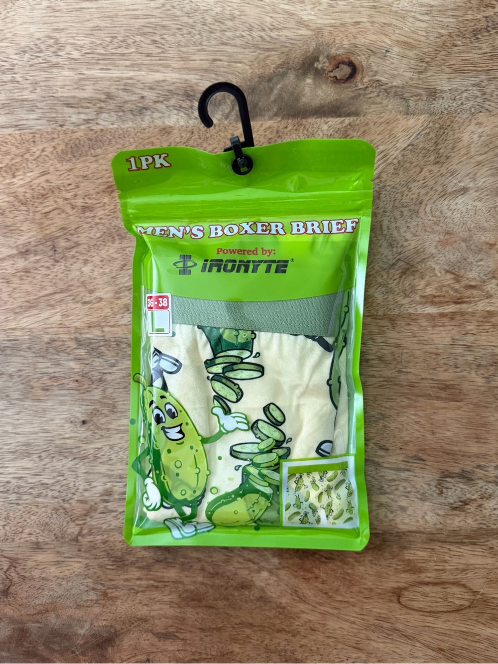 5/$20 NEW L (36-38) Pickles Men's Boxer Briefs